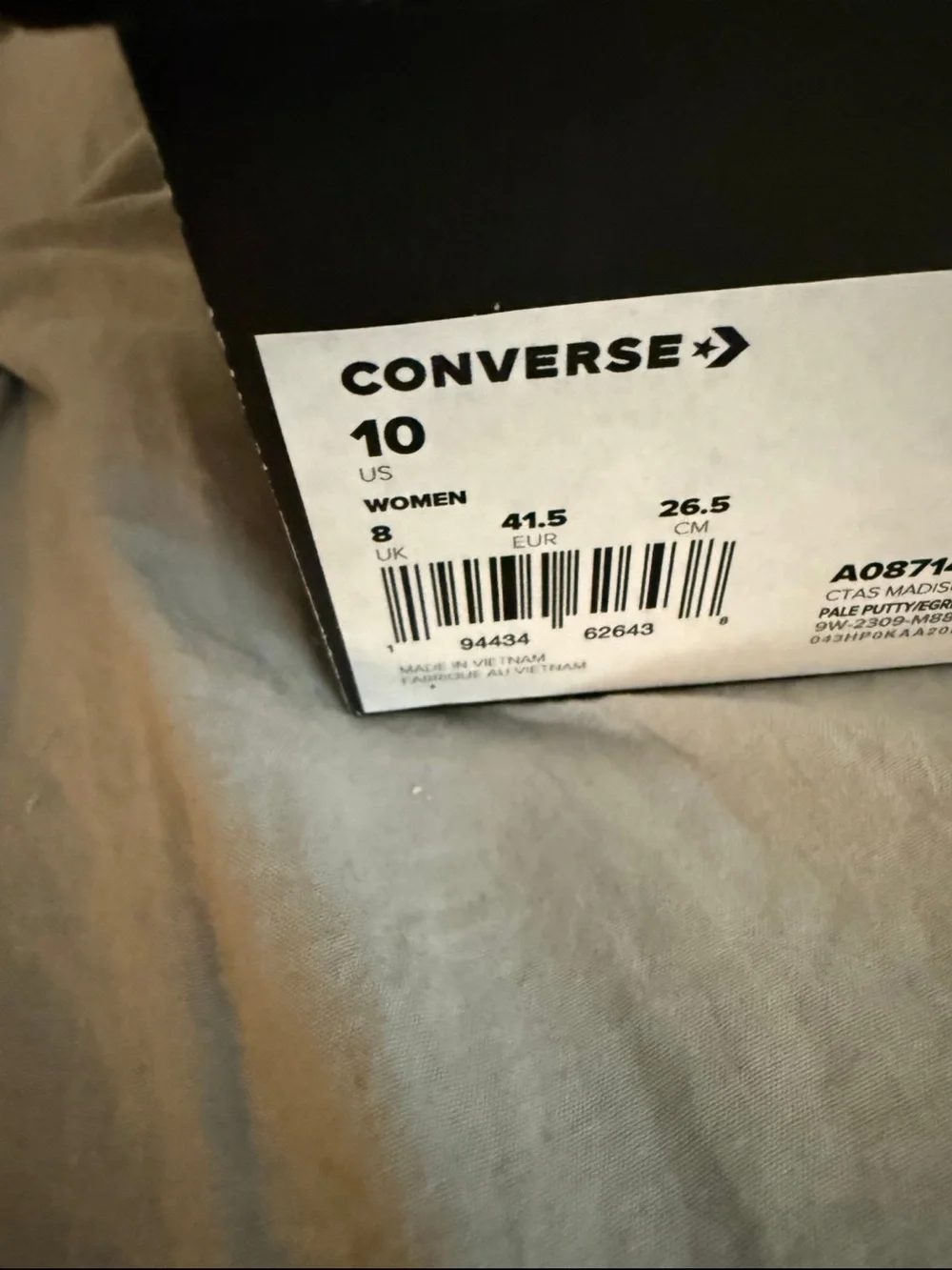 Converse White High-Top Sneakers with Red Accent